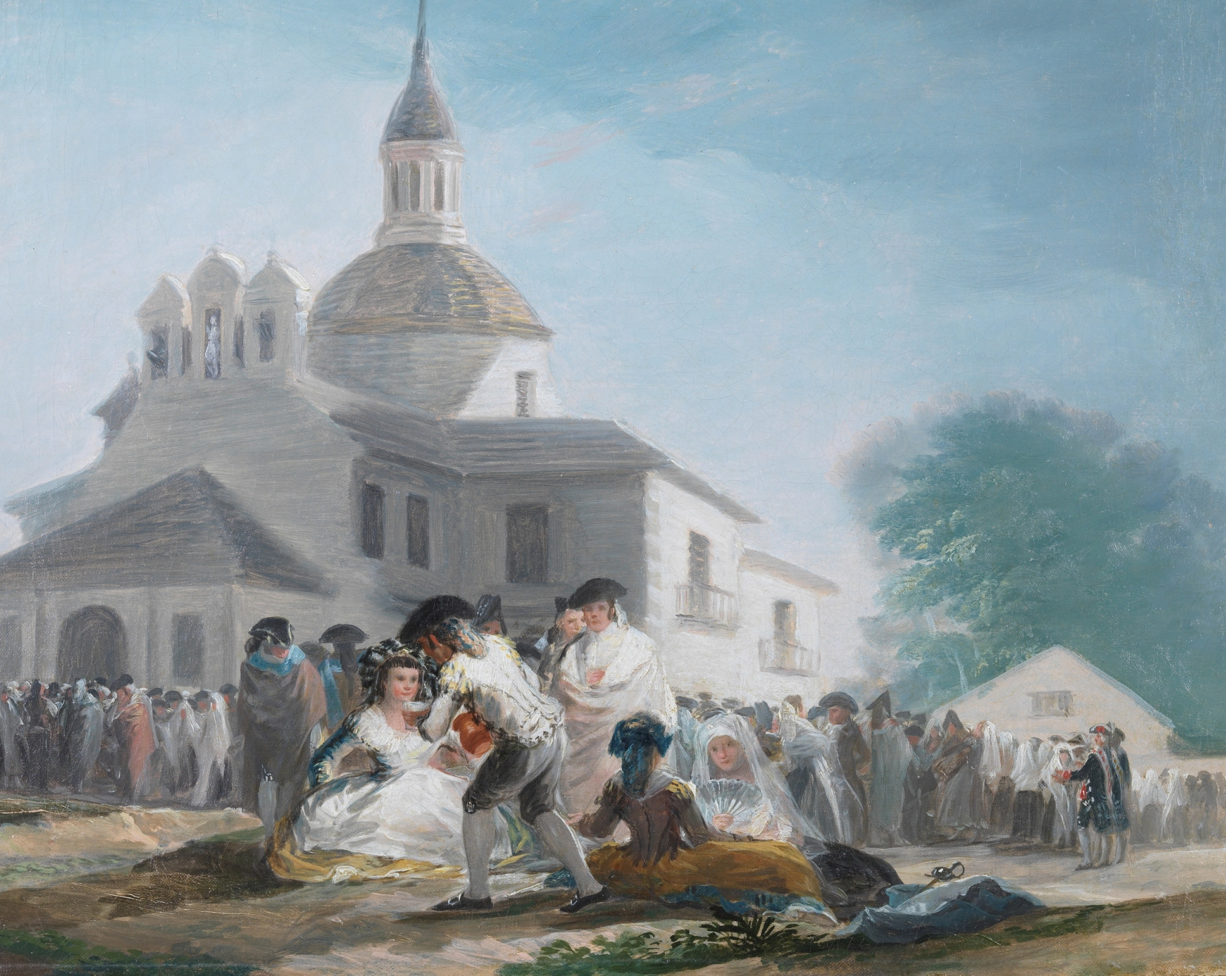 La ermita de San Isidro el día de la fiesta